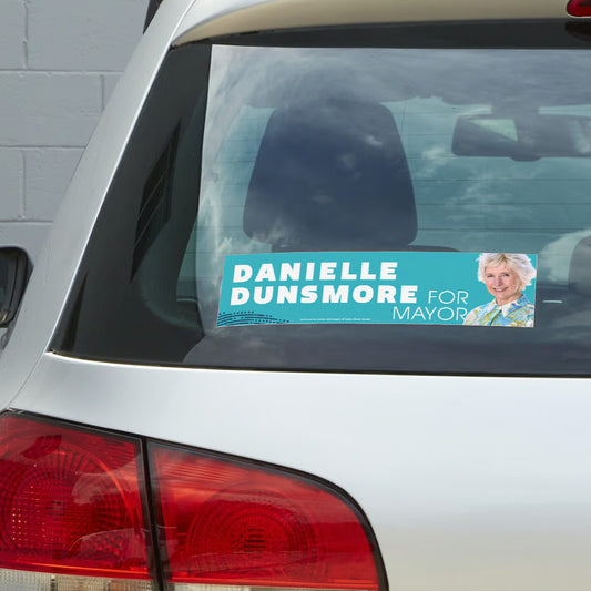 Danielle Dunsmore for Gold Coast Mayor Car Sticker